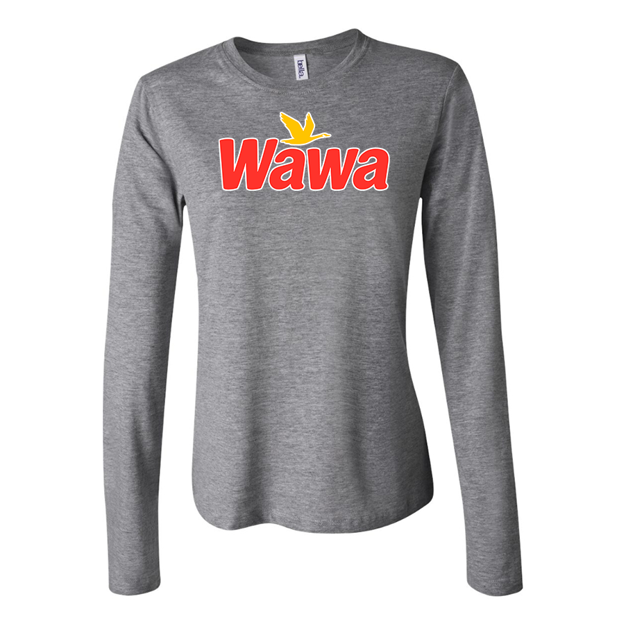 Women's  Wawa Gas Station Long Sleeve T-Shirt